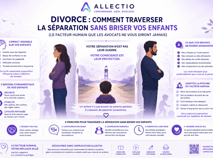 Divorce : comment traverser la séparation sans briser vos enfants (le facteur humain que les avocats ne vous d