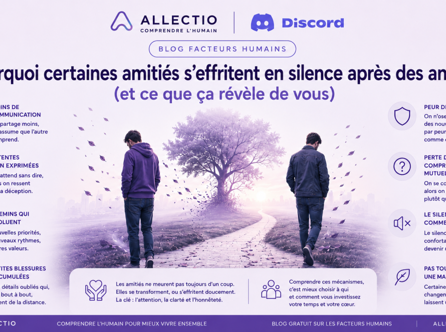 Pourquoi certaines amitiés s’effritent en silence après des années (et ce que ça révèle de vous)