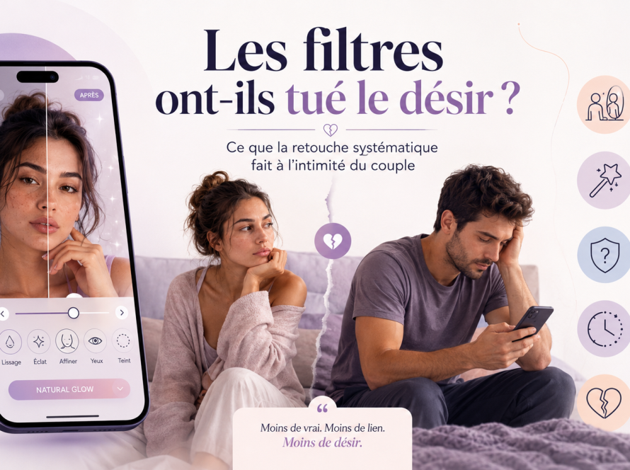 Les filtres ont-ils tué le désir ? Ce que la retouche systematique fait à l’intimité du couple