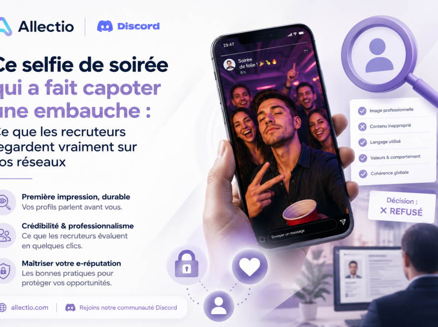 Ce selfie de soiree qui a fait capoter une embauche : ce que les recruteurs regardent vraiment sur vos reseaux