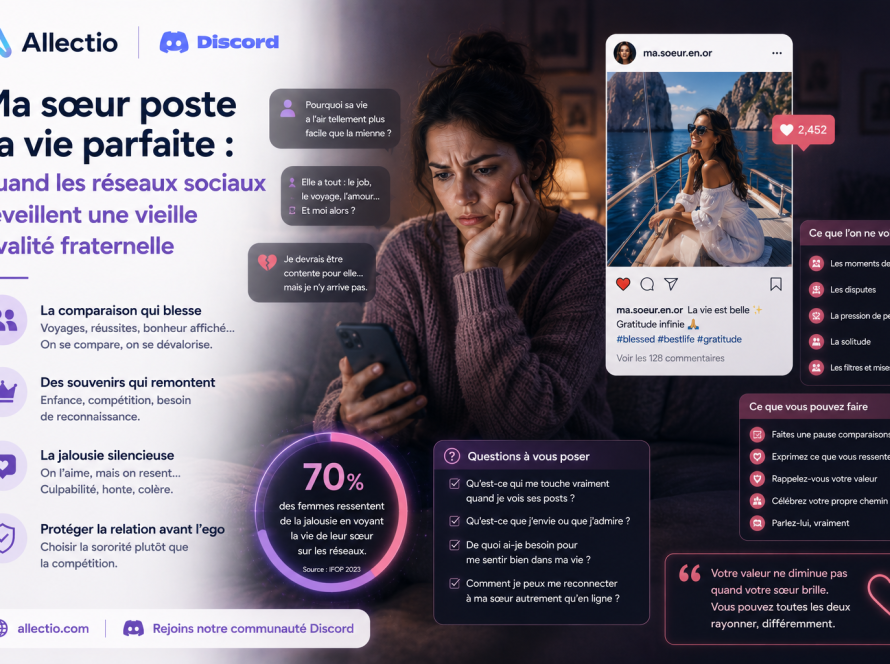 Ma soeur poste sa vie parfaite : quand les reseaux sociaux reveillent une vieille rivalite fraternelle