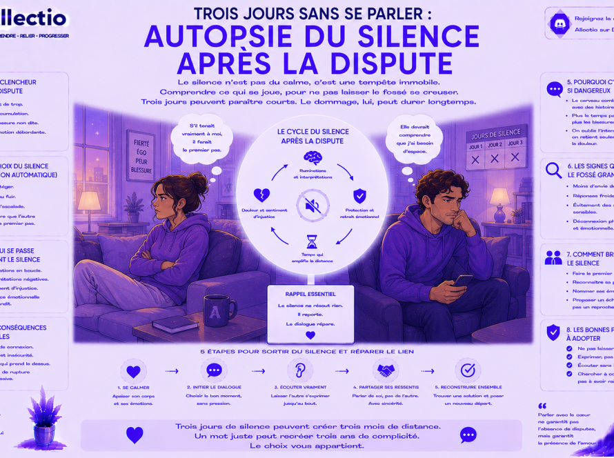 Trois jours sans se parler : autopsie du silence après la dispute