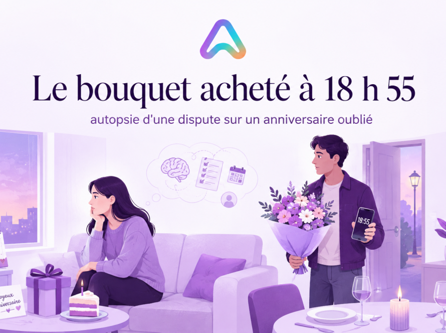 Le bouquet acheté à 18 h 55 : autopsie d’une dispute sur un anniversaire oublié