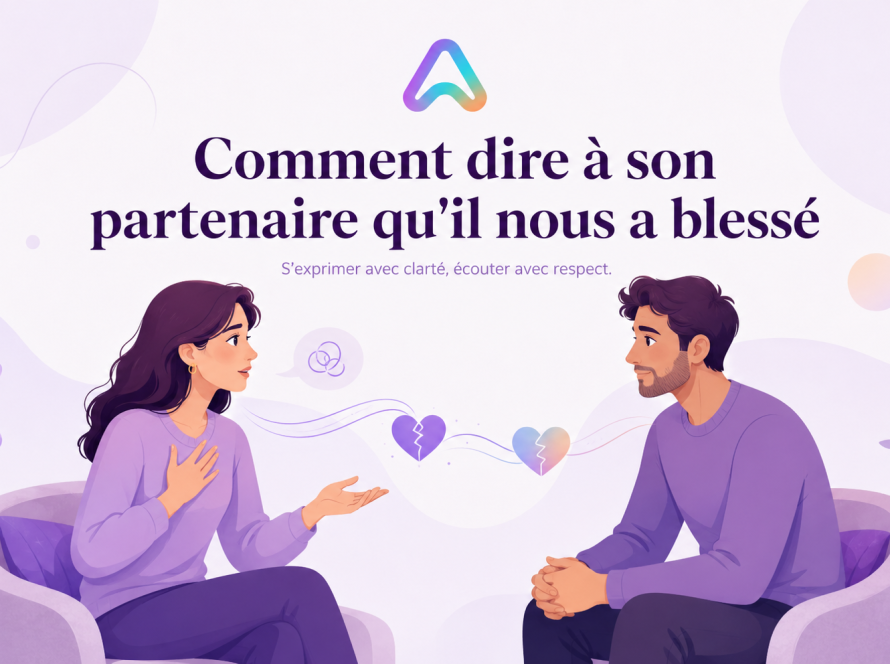 Comment dire à son partenaire qu’il nous a blessé