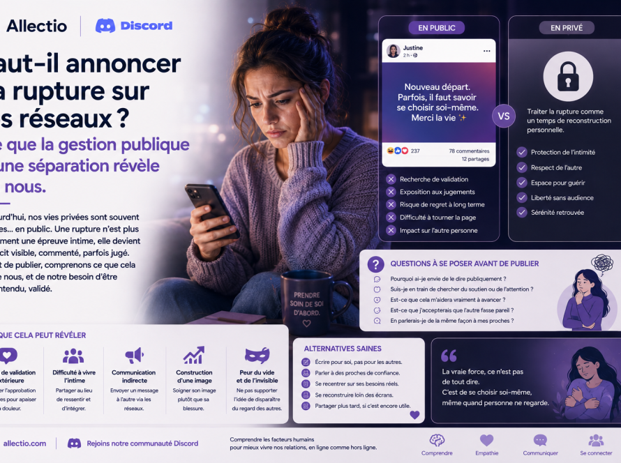 Faut-il annoncer sa rupture sur les reseaux ? Ce que la gestion publique d’une separation revele de nous