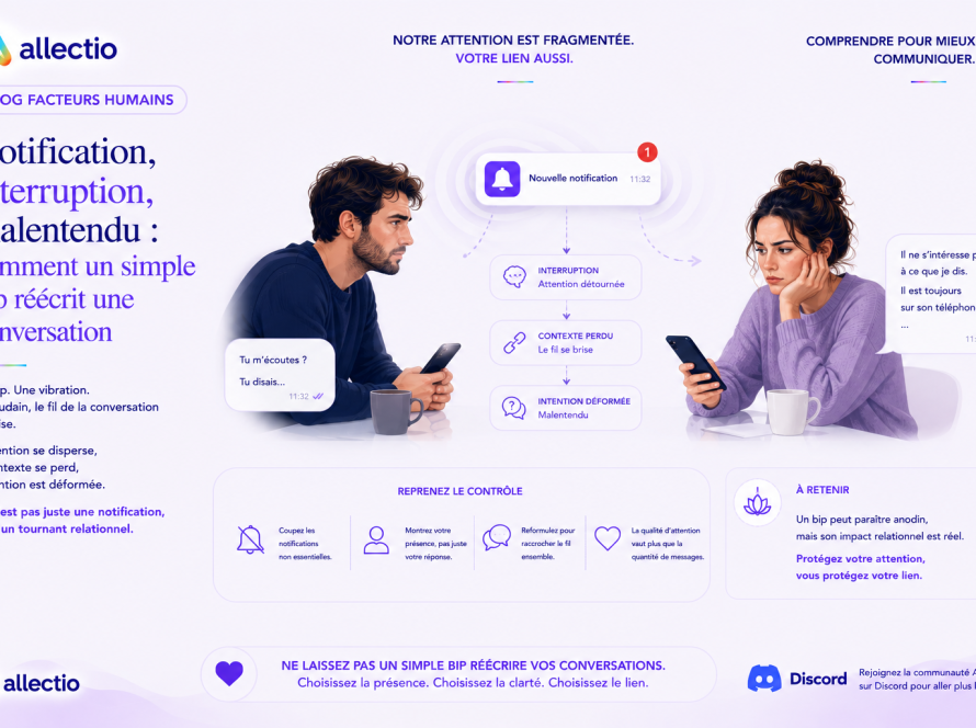 Notification, interruption, malentendu : comment un simple bip réécrit une conversation