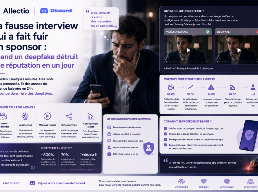 La fausse interview qui a fait fuir un sponsor : quand un deepfake détruit une réputation en un jour