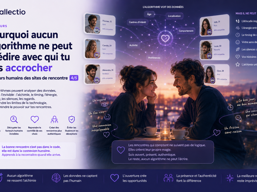 Pourquoi aucun algorithme ne peut prédire avec qui tu vas accrocher (facteurs humains des sites de rencontre, 4/5)