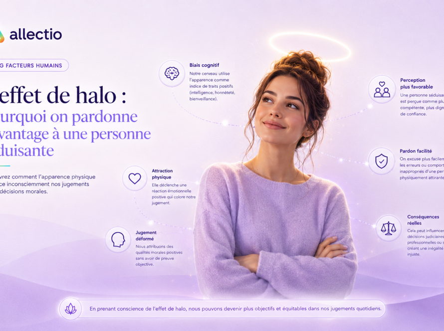 L’effet de halo : pourquoi on pardonne davantage à une personne séduisante