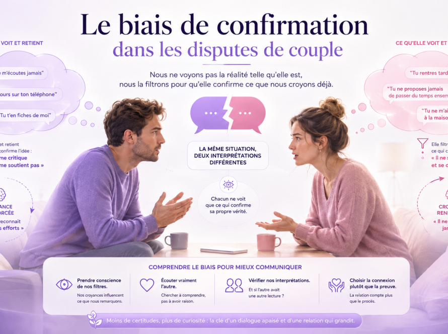 Le biais de confirmation dans les disputes de couple
