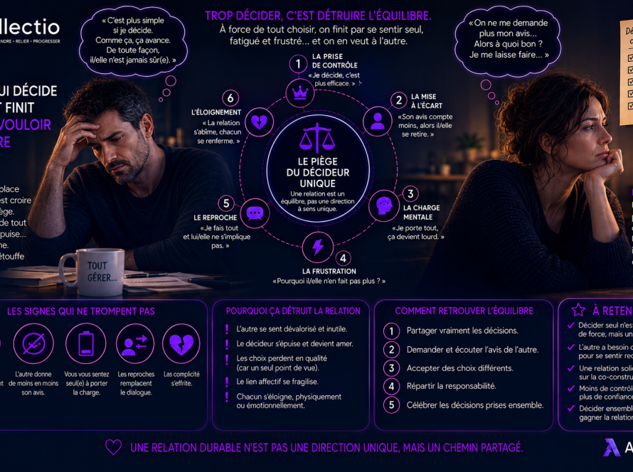 Celui qui décide de tout finit par en vouloir à l'autre (facteurs humains du couple, 1/5)