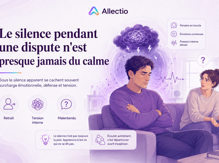 Le silence pendant une dispute n'est presque jamais du calme (facteurs humains du couple, 2/5)
