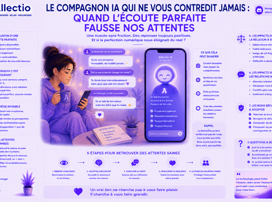 Le compagnon IA qui ne vous contredit jamais : quand l'écoute parfaite fausse nos attentes