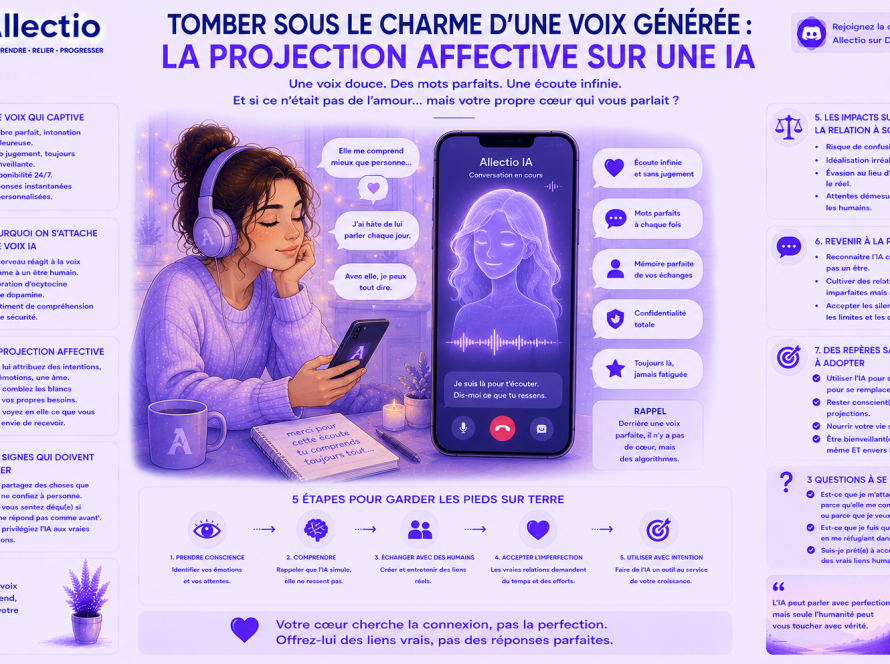 Tomber sous le charme d'une voix générée : la projection affective sur une IA
