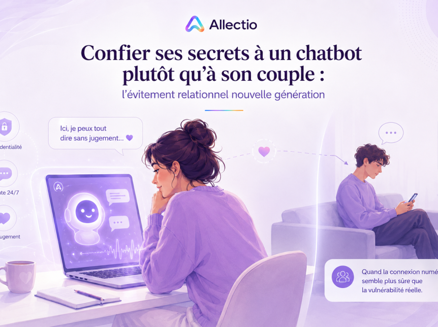Confier ses secrets à un chatbot plutôt qu'à son couple : l'évitement relationnel nouvelle génération