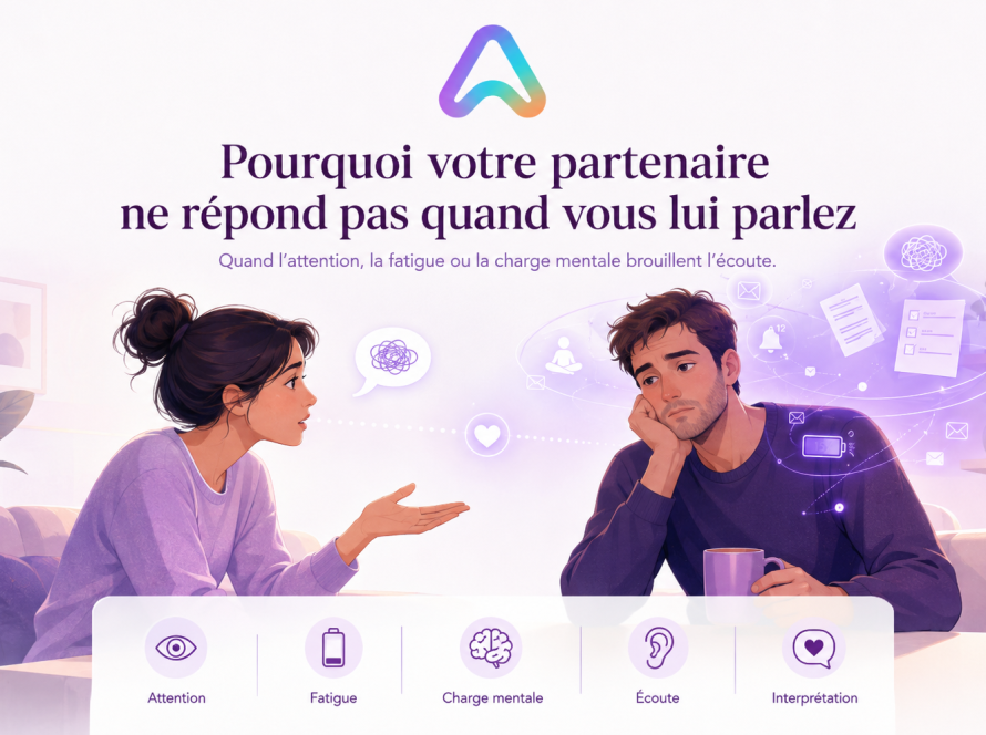 Pourquoi votre partenaire ne répond pas quand vous lui parlez