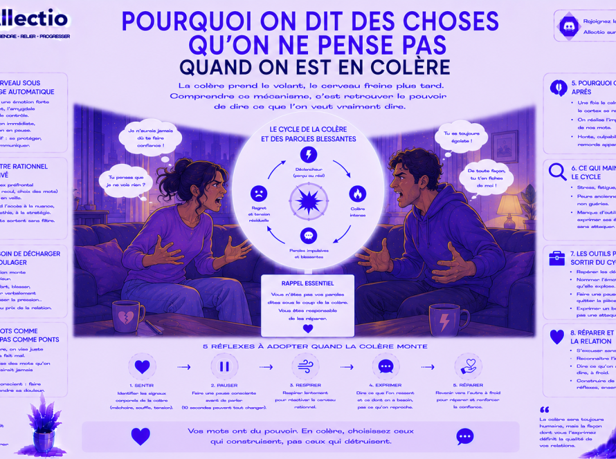 Pourquoi on dit des choses qu’on ne pense pas quand on est en colère