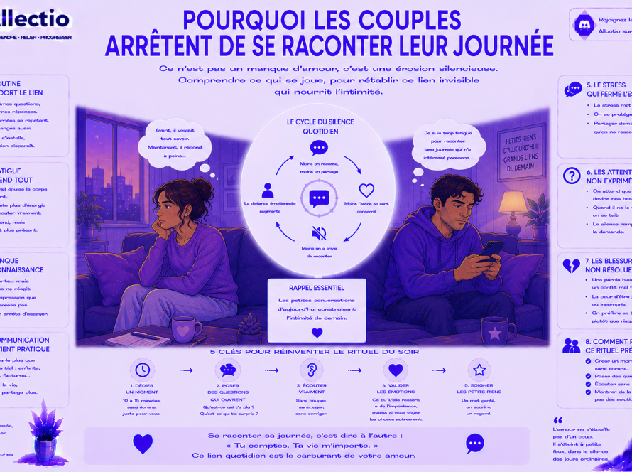 Pourquoi les couples arrêtent de se raconter leur journée
