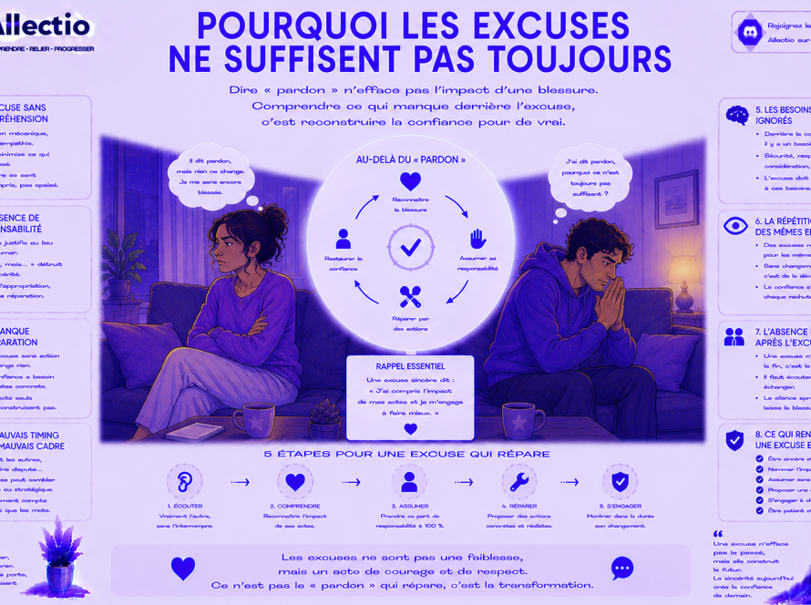 Pourquoi les excuses ne suffisent pas toujours