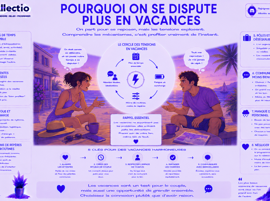 Pourquoi on se dispute plus en vacances
