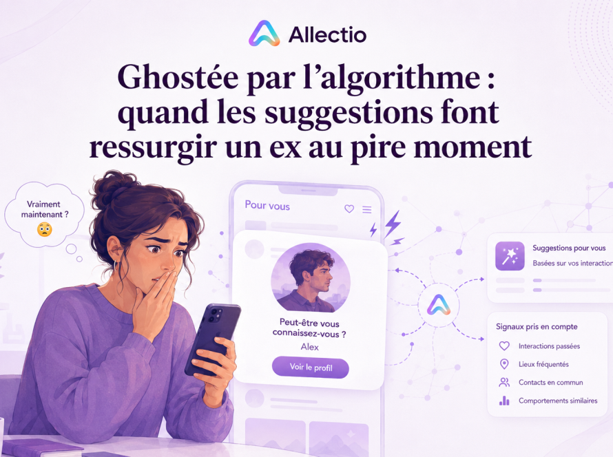 Ghostée par l'algorithme : quand les suggestions font ressurgir un ex au pire moment