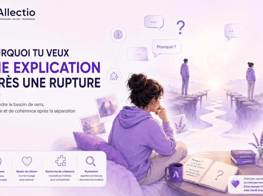 Pourquoi tu veux une explication après une rupture (facteurs humains de la rupture, 1/5)