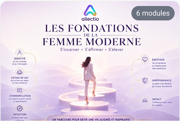 Visuel du parcours Allectio Les Fondations de la Femme moderne, 6 modules