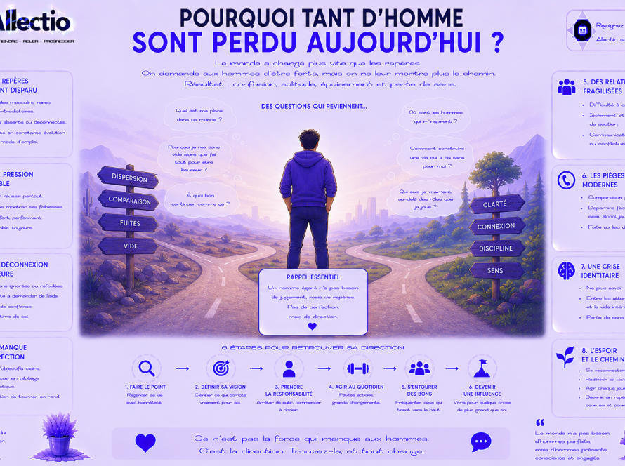 Pourquoi tant d'homme sont perdu aujourd'hui ?