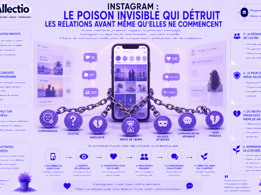 Instagram : le poison invisible qui détruit les relations avant même qu'elles ne commencent