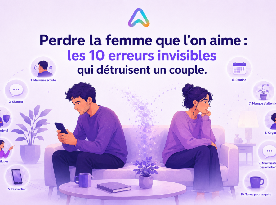 Perdre la femme que l'on aime : les 10 erreurs invisibles qui détruisent un couple.