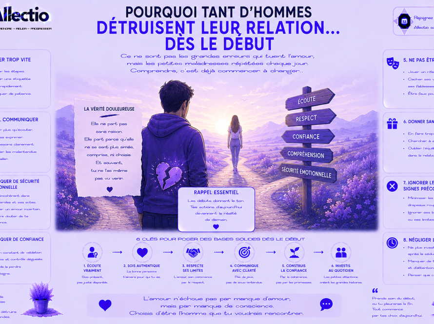 Pourquoi tant d'hommes détruisent leur relation... dès le début