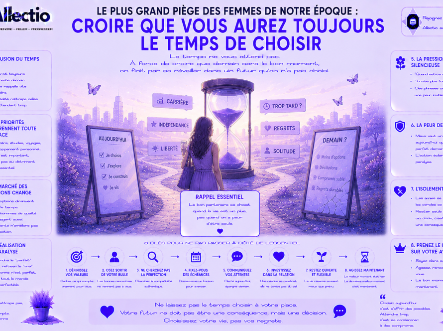 Le plus grand piège des femmes de notre époque : croire que vous aurez toujours le temps de choisir