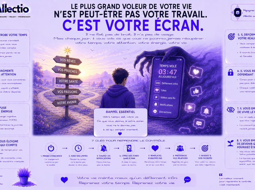 Le plus grand voleur de votre vie n'est peut-être pas votre travail. C'est votre écran.