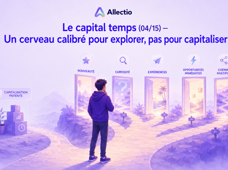 Le capital temps (04/15) — Un cerveau calibré pour explorer, pas pour capitaliser